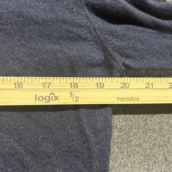 Cashmere Collection Wool‎ Sweater Navy Blue Mens Sz Small - Picture 3 of 7